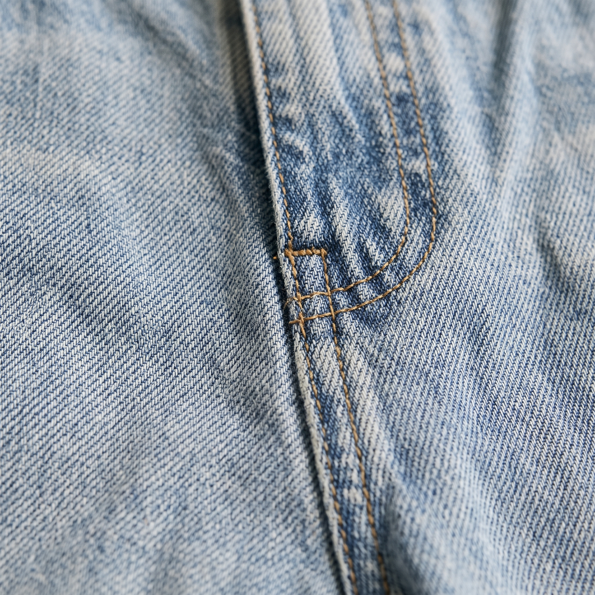 Vintage Wash Wide Leg Jeans fabric texture