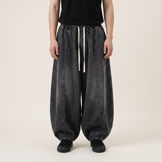 Oversized Denim Pants front