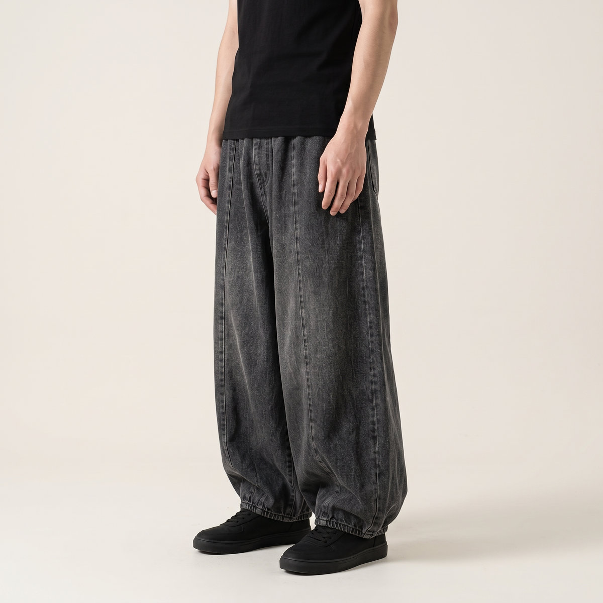 Oversized Denim Pants side