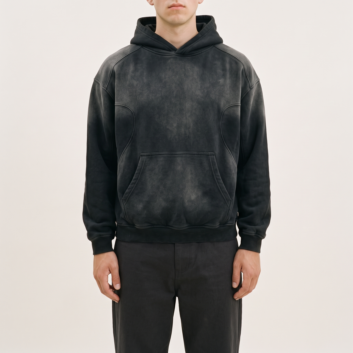 Sun Faded Heavyweight Hoodie front