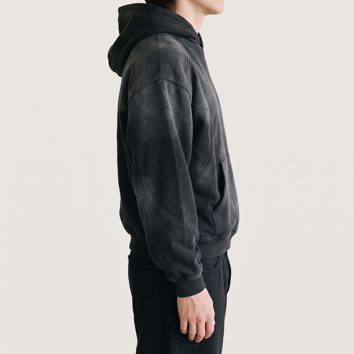 Sun Faded Heavyweight Hoodie side
