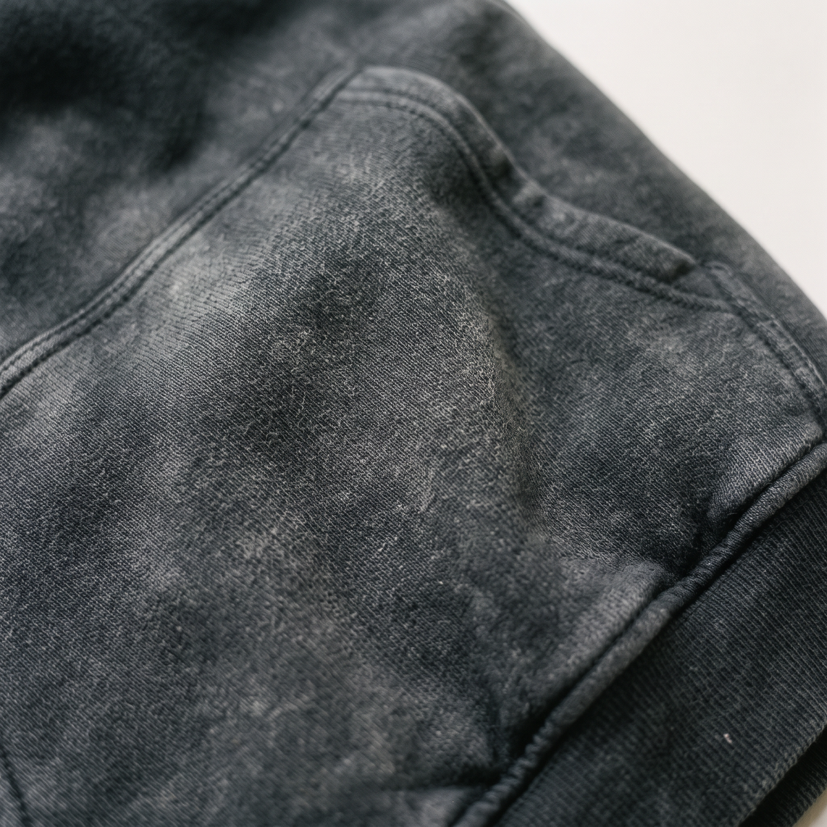 Sun Faded Heavyweight Hoodie fabric texture