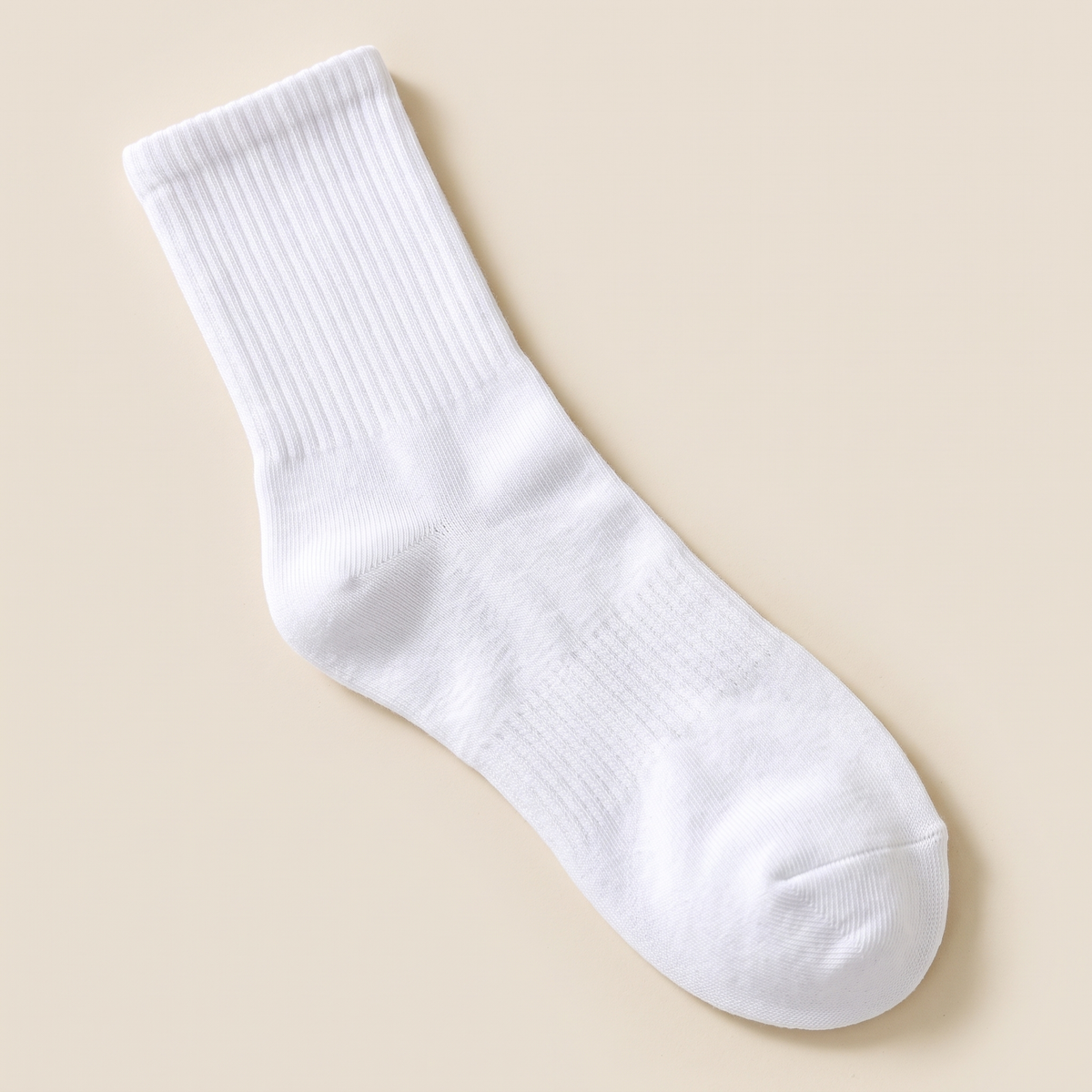 Sports Crew Socks ribbed cuff close-up
